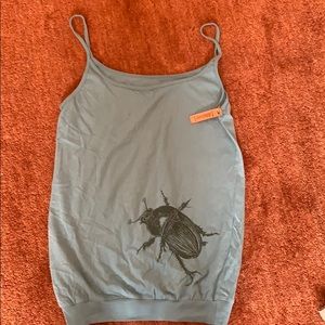 Velvet Beetle print tank